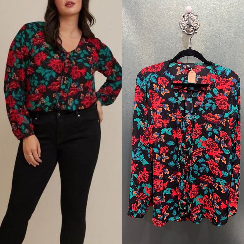 Torrid Floral Top 1X